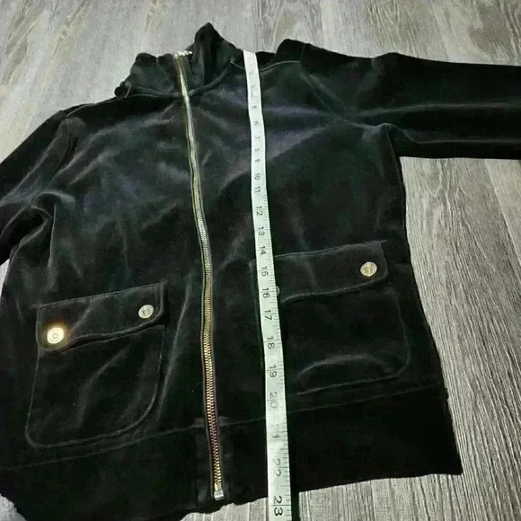 Ralph Lauren Black Velvet Sweatshirt - Picture 12 of 13